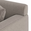 Wynn 3 Seater Fabric Sofa in Shitake Beige Colour