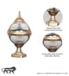 BAYVIEW Antique Gold Outdoor Pedestal Gate Light