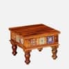 Rangrez Sheesham Wood Coffee Table in Honey Oak Finish
