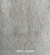 Oxford Boucle Fabric Lounge Chair in White Colour