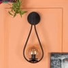 Eliante Modern Hanging Lights Mild Steel & Glass Material Brown & Champaign Finish