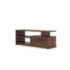 DCanape Naomi Engineering Wood TV Unit Dark Acacia Light Acacia Finish