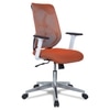 Wiwngas Mid Back Ergonomic Chair in Orange Colour