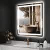 Square LED Mirror  Illuminated  Mirror with Light Border