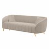 Nero Velvet 3 Seater Sofa in Cream Colour