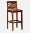 Lifty  Sheesham Wood Bar Table Set in Provincial Teak Finish With 2 Chairs