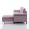Aurora Sectional Sofa with Left Chaise Lounge Lavender