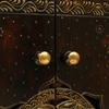 D'Dass Big Wooden Temple For Pooja Cabinet In Home and Office With Door