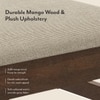 Atlas Solid Wood Dining Chair in Danish Walnut Finish & Wheat Brown Colour - Set of 2