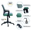 Ddeasirea Mid Back Ergonomic Chair in Dark Green Colour