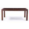 Vanalen Glass 6 To 8 Seater Dining Table In Dark Walnut Finish