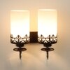 Eliante Modern Wall Lights Mild Steel & Glass Material Chrome, Brown & White Finish
