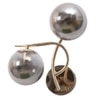 Eliante Modern Wall Lights Mild Steel & Glass Material Gold & Smoke Finish
