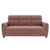 Alvaro Velvet 3 Seater Sofa Pink Color