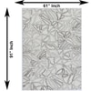 Monstera Carpet Size 7.7x5.1 ft.