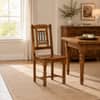 Kafano Sheesham Wood Dining Chairs in Provincial Teak Finish Set of 2