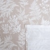 Creamy Beigefloral Cotton  400 Tc Flat  Double Queen Size Bedsheet With 2 Pillow Covers