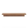 Moda Small Solid wood Wall Shelf In Amber Walnut