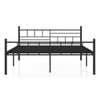 Weaver Metal Queen Size Bed In Black Finish