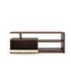 DCanape Naomi Engineering Wood TV Unit Dark Acacia Light Acacia Finish