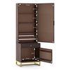 Nina Dressing Table With Storage Drawer in Walnut Finish