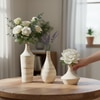 Classic Gourd Shape Ceramic Vase Trio