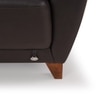 Johanna 1 Seater Leatherette Sole in Choco Brown Colour