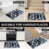 Luxe Home Macau Trangle Bath Mat (40x60 cm)- Grey