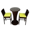 Colac Wicker Table And Chair Set In Brown Finish
