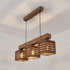 Lyon Brown Solid Wood Cluster Hanging Light
