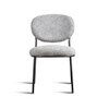 Zyntriq Fabric Dining Chair in Beige Colour