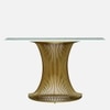 Metalian Metal Console Table in Gold Colour