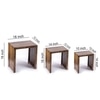 Oakland Nested Stool Set of 3