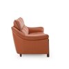 Russet 3 Seater Leatherette Sole in Cinnamon Brown Colour