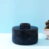 Blue Arabic Artwork Ceramic Vase
