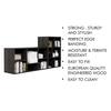 Hexa Engineered Wood Bookshelf Multipurpose Storage Rack in Flower Wenge Colour
