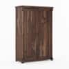 Claire 2 Door Sheesham Wood  Wardrobe In Provincial Teak Finish
