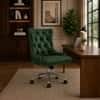Doe Buck Amparo Green Leatherette Executive Office Chair