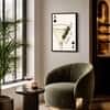 The Castle Decor Lucky You Martini Cocktail Wall Art Framed Painting 12x18 Inch