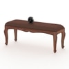 Henry Solid Wood Bench In Urban Teak