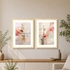 Magnolia Floral Set of 2 Framed Posters Wall Art Decor 45x60 cm