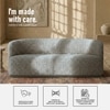 Stylishsimplicity Wood 2 Seater With Upholstery Non Storage Sofa In Beige Colour
