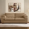 Trissino 3 Seater Premium Italian Leather Sofa In Ecru Colour