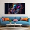 The Castle Decor Lord Ganesha Wall Painting Wooden Framed 27x48 Inch (Style 9)