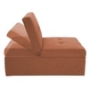 Evenie 1 Seater Pull Out Sofa cum Bed  in Orange Colour