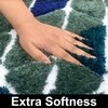 Luxe Home Super Soft Macau Trangle Bath Mat(40x60 cm) - Pack of 1