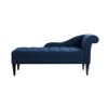 Ainara Fabric Chaise Lounger in Navy Blue Colour