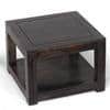 Lisbon Sheesham Wood Tea Table In Mahogany Finish