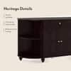 Ramore Solid Wood Sideboard in Mahogany Finish