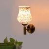 Devansh Metal Electric Wall Light in Gold Colour with Multi Shade Count of 1 Light